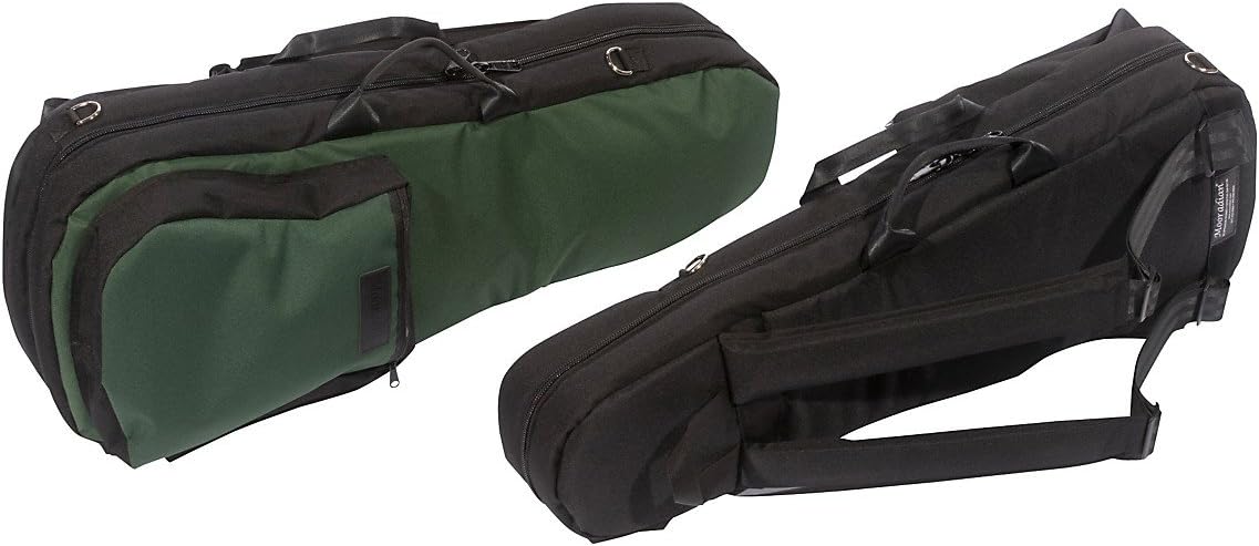 Mooradian Shaped Viola Case Slip-On Cover Black with Backpack Straps