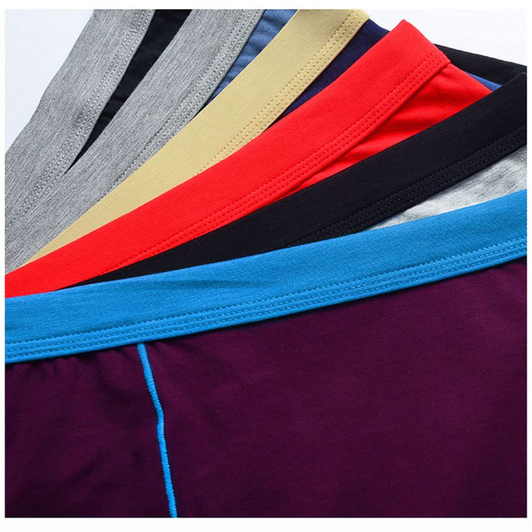 keusyoi 4Pcs Oversize Uomini Boxer Cotone Boxer Pantaloncini Mens Mutandine Uomo Underwer Mutandine Uomo Underwer Uomo Boxer