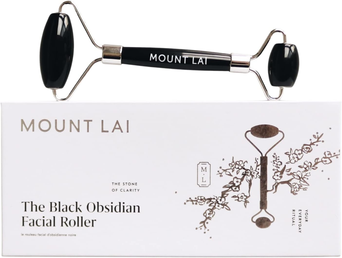 Mount Lai. Facial Roller Face Roller 1pc (Obsidian)