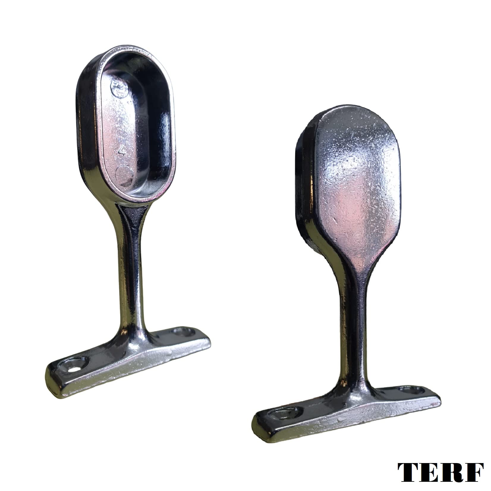 4 Pezzi Staffa da Soffitto Regolabile Ovale Bastone per Tende Supporto Asta Armadio Supporto Presa Flangia con Viti per Doccia Tenda (Tutti Passano Neri