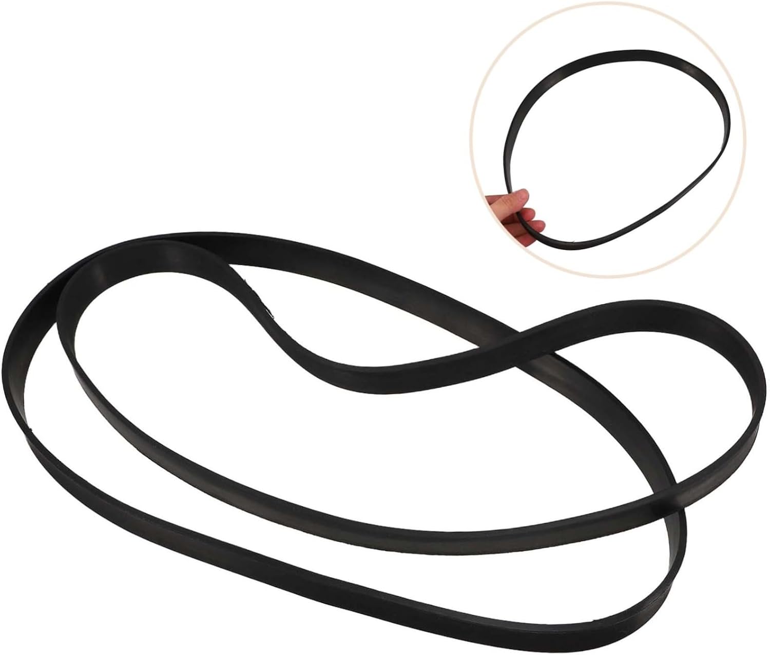 2pcs Rubber Belt for Woodworking Saws Replacement Rubber Bands for Band Saws Chainsaws and Cutter Machines High Efficiency Accessories for Cutting Applications