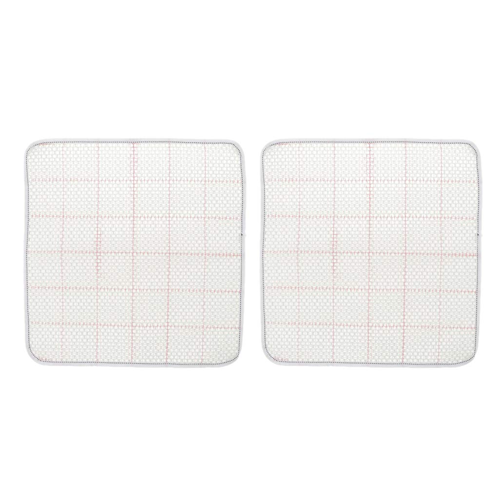 CALANDIS™ 2pcs Blank Rug Hooking Mesh Canvas Rug Latch Hook Crafts Making 15x15'' | Latch Hooking Kits | Latch Hooking | Rug Making | Needlecrafts & Yarn-picture-13