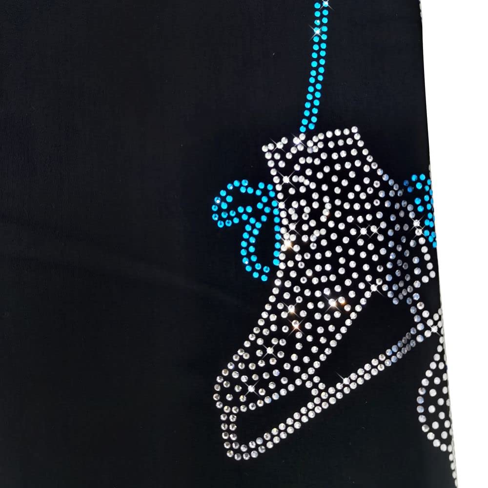 LIUHUO Pantaloni Pattinaggio su Ghiaccio Zebra Allenamento Pantaloni