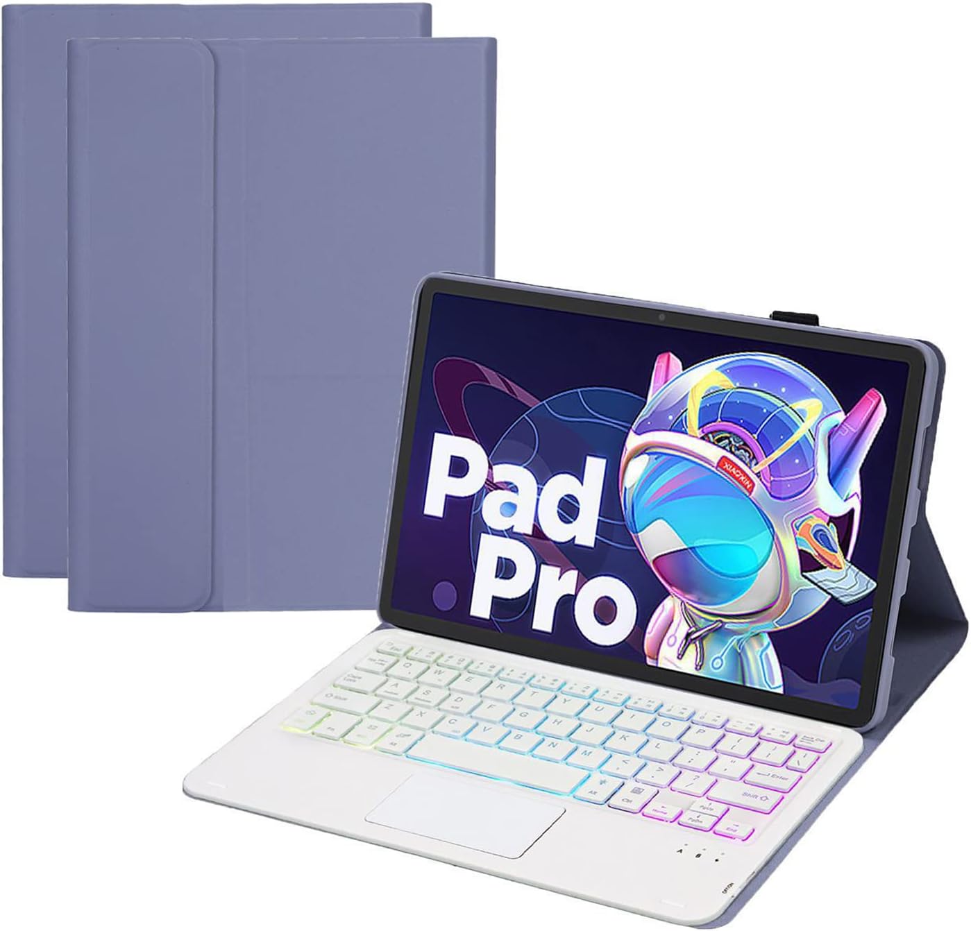 Clavier étui pour Lenovo Tab P11 Pro 2020, QWERTY Slim PU Housse