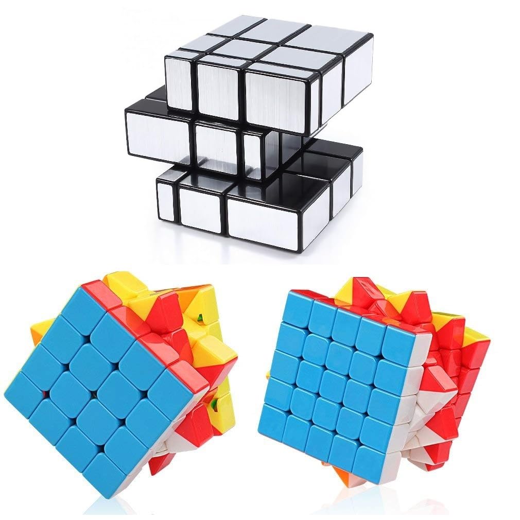 D ETERNAL Speed Cube Combo Set of 4x4 5x5 and Silver Mirror Bundle Puzzle Game Toy (B0C9TSDL2J) Amazon Price History, Amazon Price Tracker