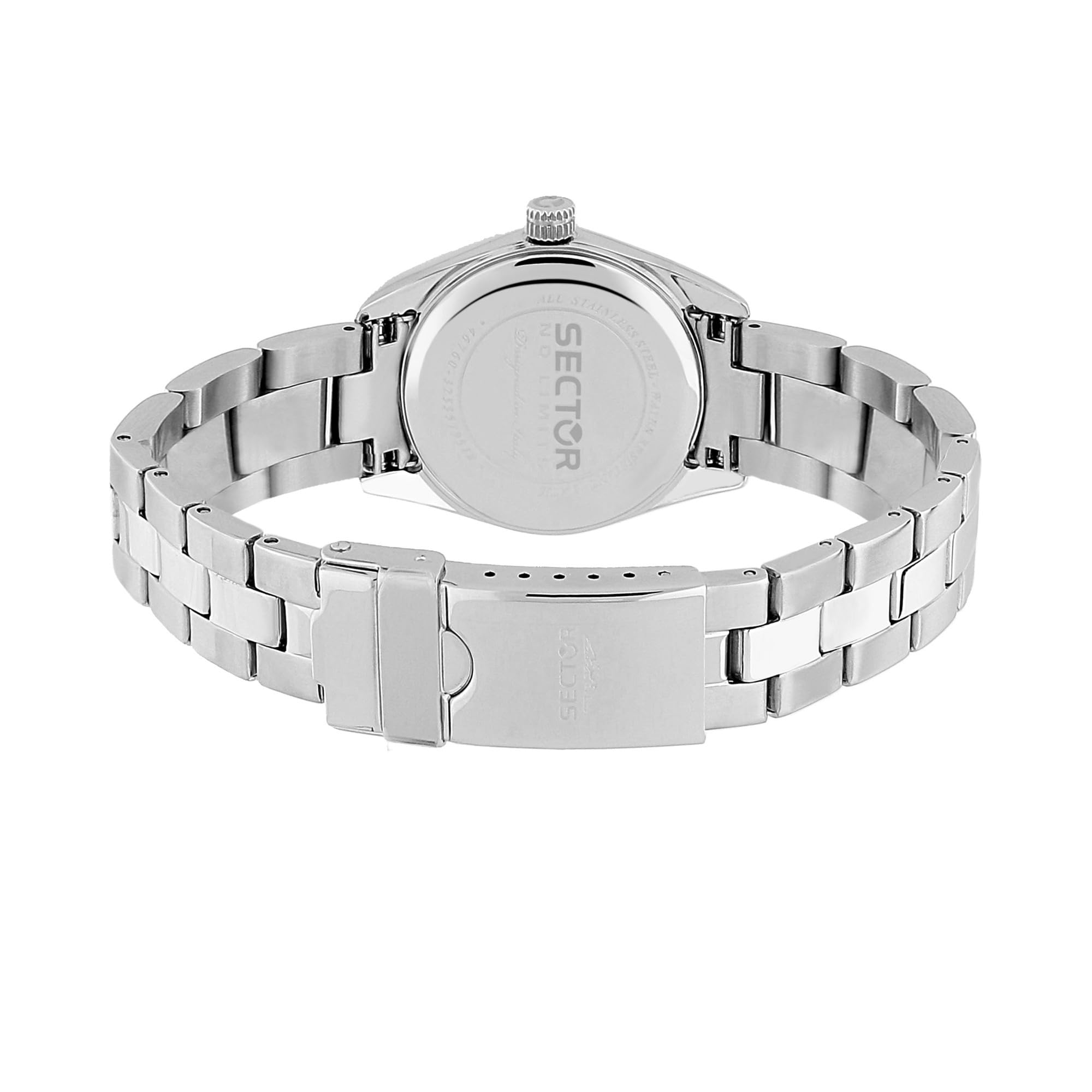 Sector No Limits Orologio da donna, Collezione Sector 240, movimento al quarzo, tempo e data, in acciaio - R3253579518