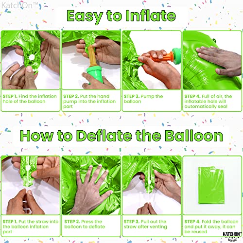 Image of KatchOn Light Green Number 1 Balloon 40 Inch