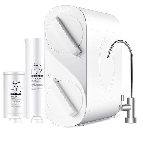 Bevilt Sistema de filtración de agua RO flujo rápido de 800 GPD sin tanque reduce TDS filtros compuestos de RO puro para drenar de larga duración