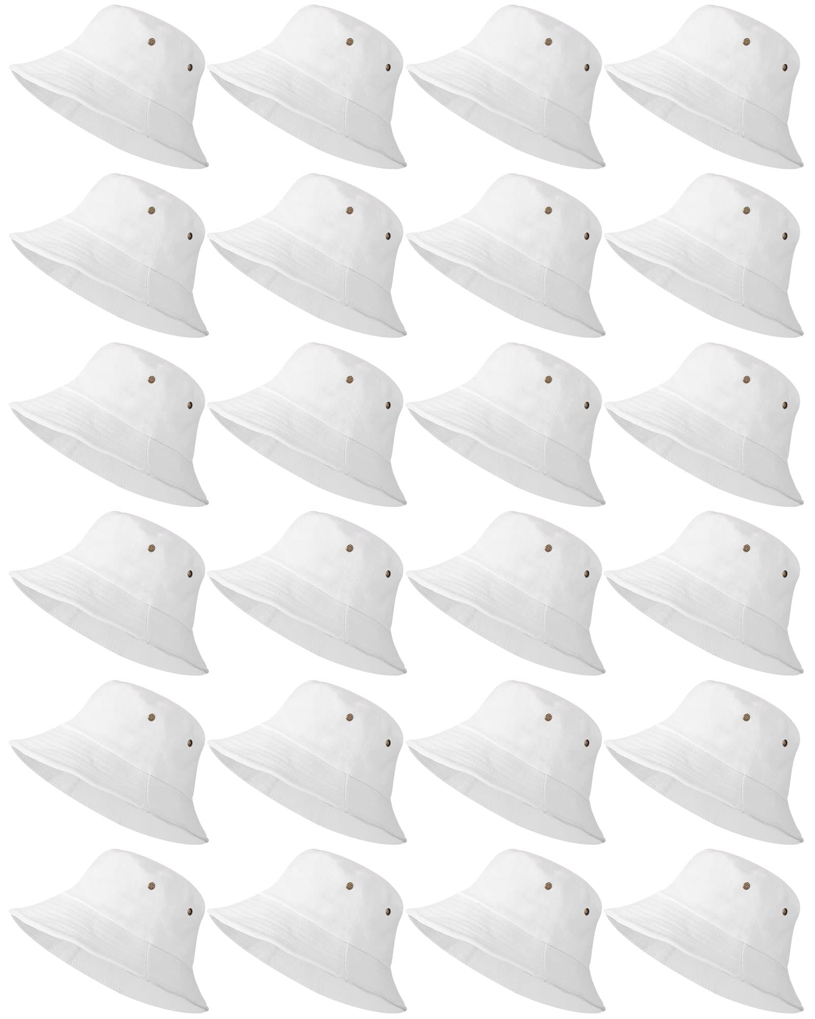 Lot De 10 Chapeaux Bob Réversibles En Coton - Unisexe | Pour été, Plage, Soleil, Camping, Voyage