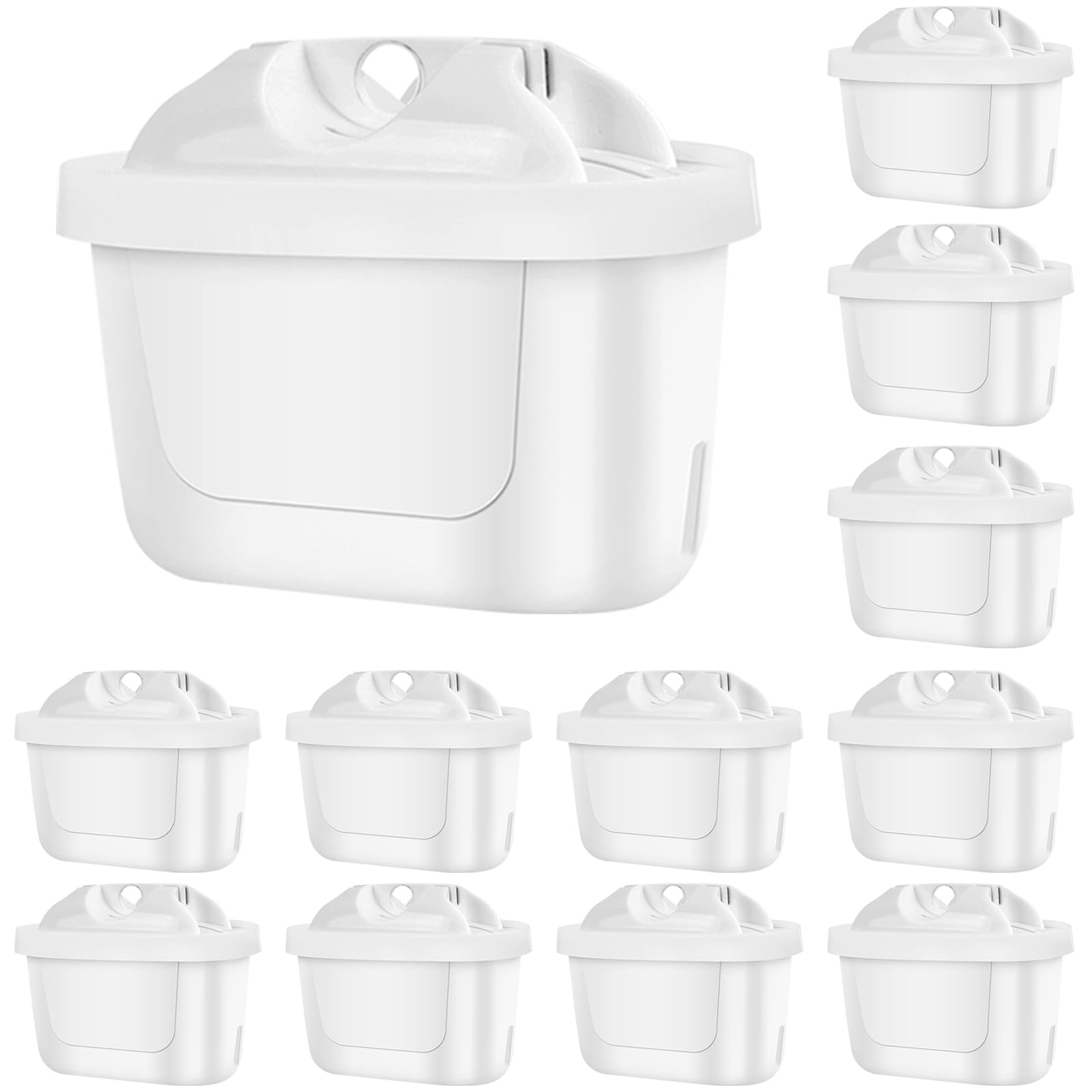 SRJTEKfor Brita Water Filter Cartridges - Water Jug Filters Cartridge Replacement for Brita Maxtra Plus & Maxtra+, fits Brita Maxtra Pro, Merella Cool, Mavea Elemaris XL Kettle (12Pack)
