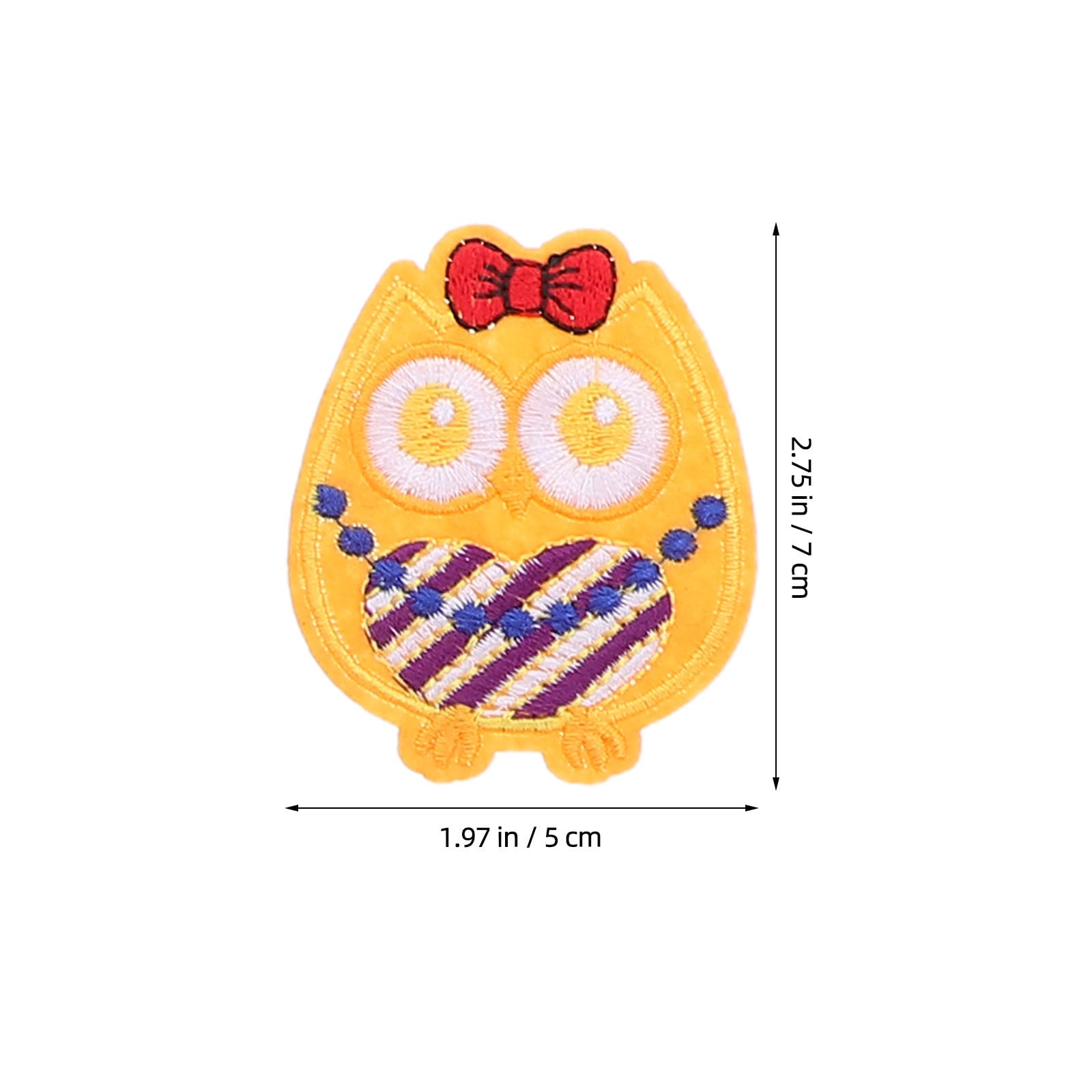 SECFOU 24 Piezas Parche Bordado de Búho para Ropa, Apliques de Costura en Tela para Decorar y Reparar Blusas y Chaquetas de Jean Diseño Creativo y Llamativo Estilo Varios estilos
