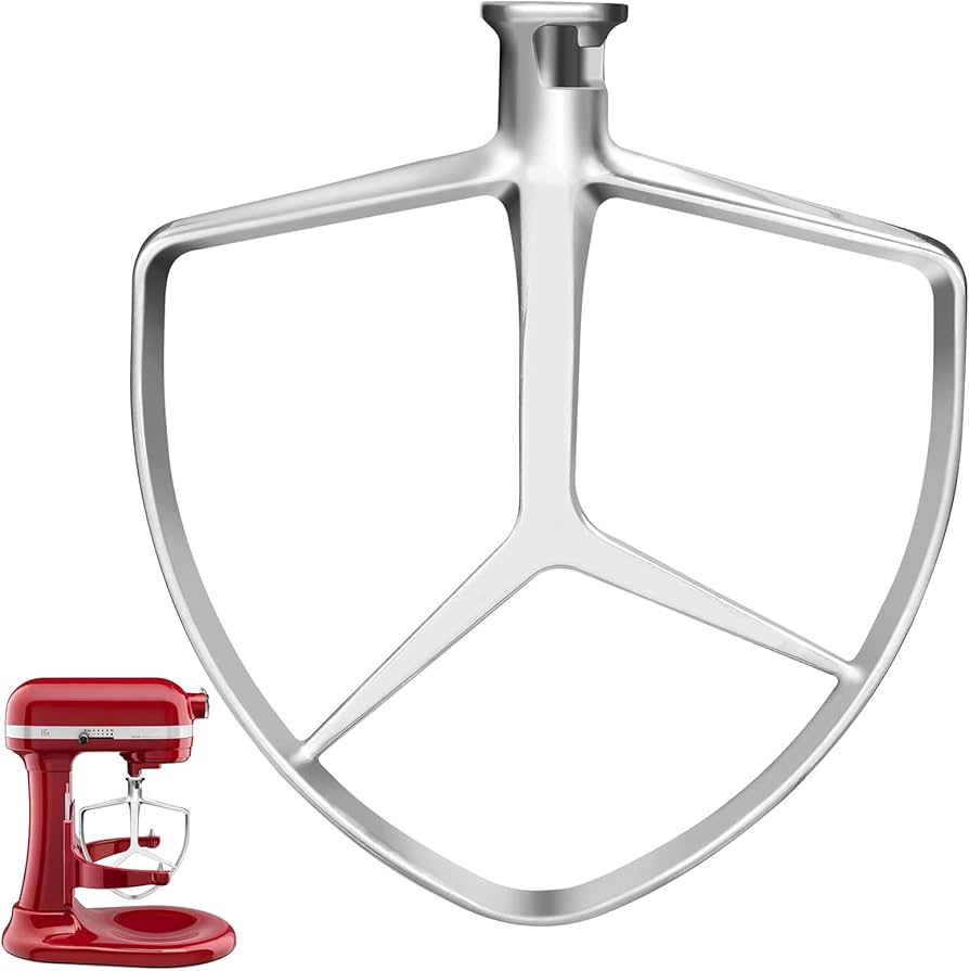 Amazon.com: Stainless Steel Flat Beater for KitchenAid 7QT Bowl