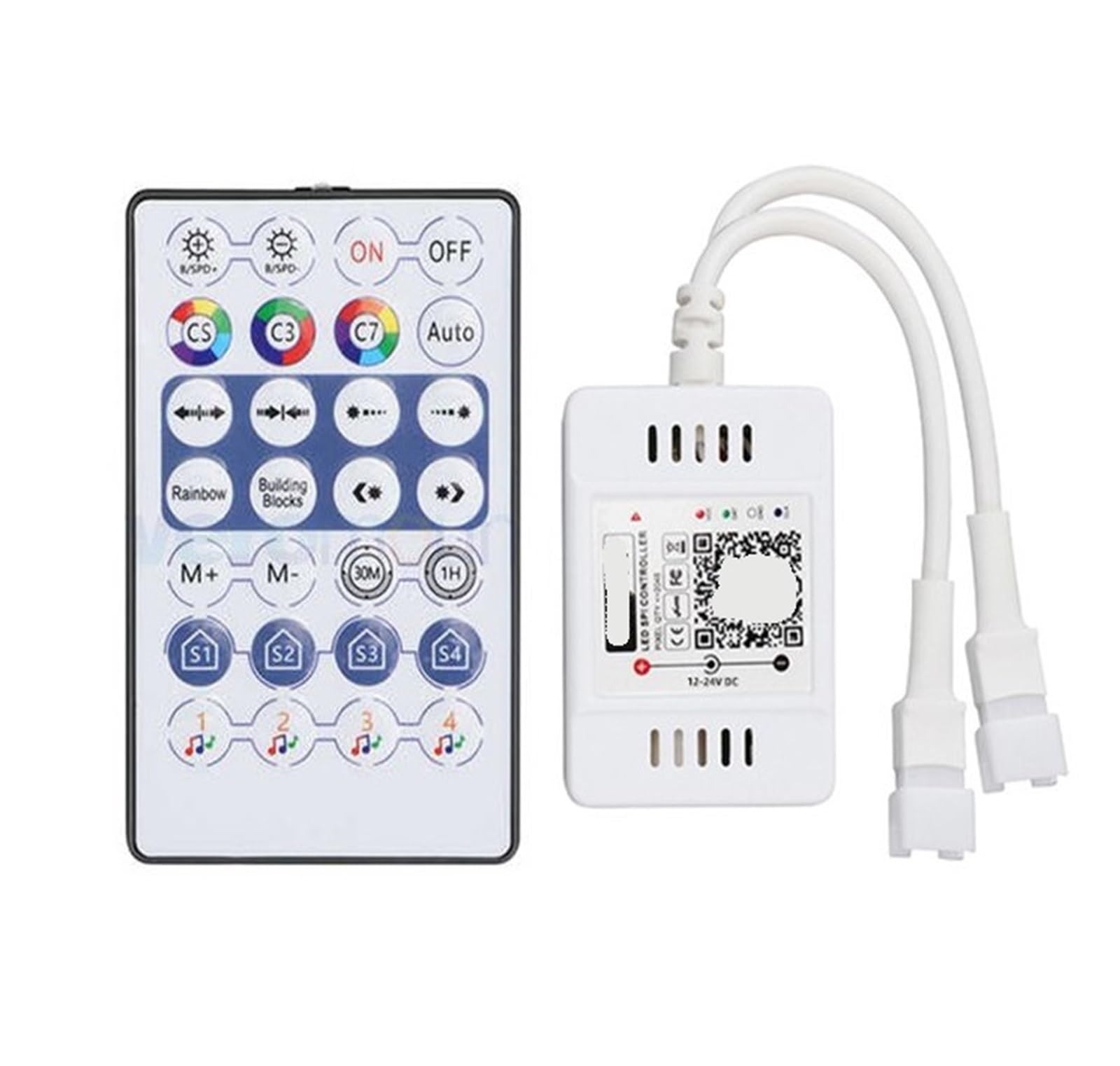 Contrôleur de musique pixel double sortie pour synchroniser deux rubans LED ensemble