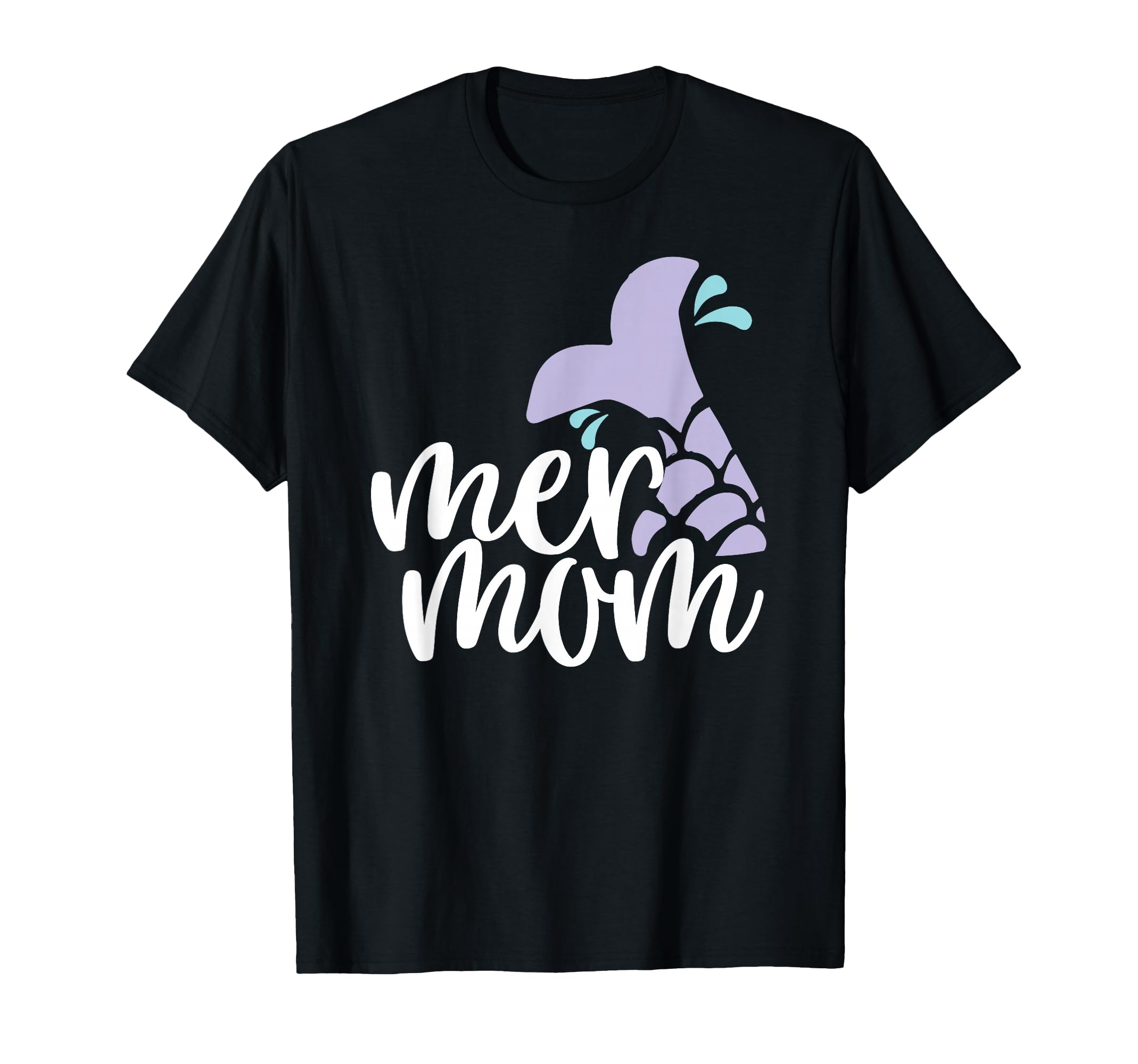 Mermaid Mom T Shirt for Women - Mer Mom T-Shirt