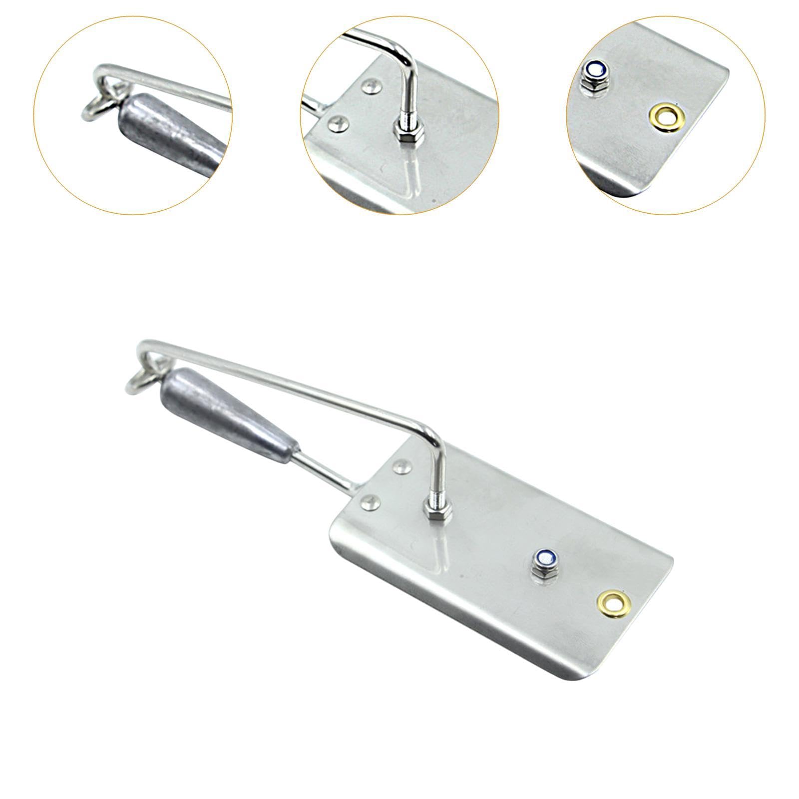 F Fityle Cepillo de pesca, cepillo de pesca al curricán, herramienta de pesca al aire libre, cepillo de profundizador profesional, pesas de pesca para rey, 13.1 Cm X 4.2 Cm 4.1