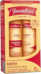 Kit Babosa Shampoo + Creme Multifuncional Capilar Todos Tipos De Cabelo Yama 320ml