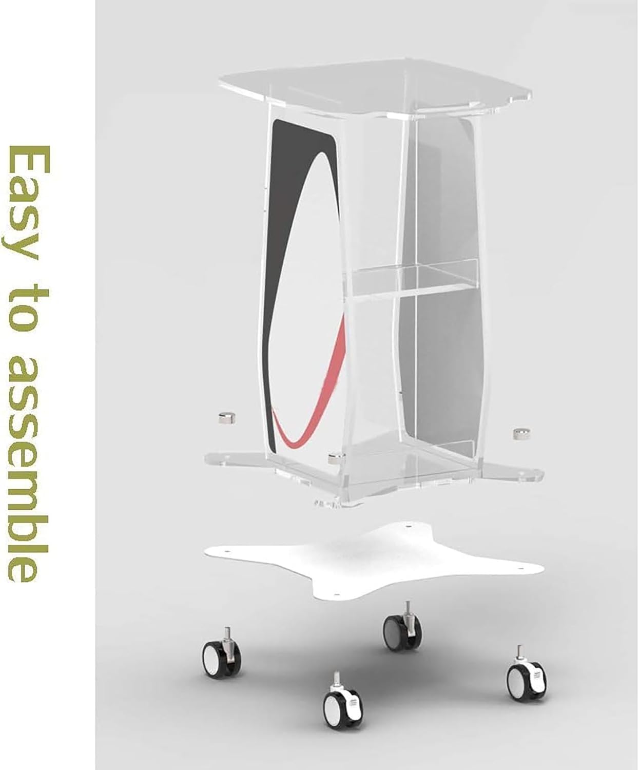 Esthetician Cart with Wheels,Dental Laboratory trolleys, Salon Spa Rolling Trolley Stand Mobile Cart, for Tattoo Hair Salon Spa Salon clinics