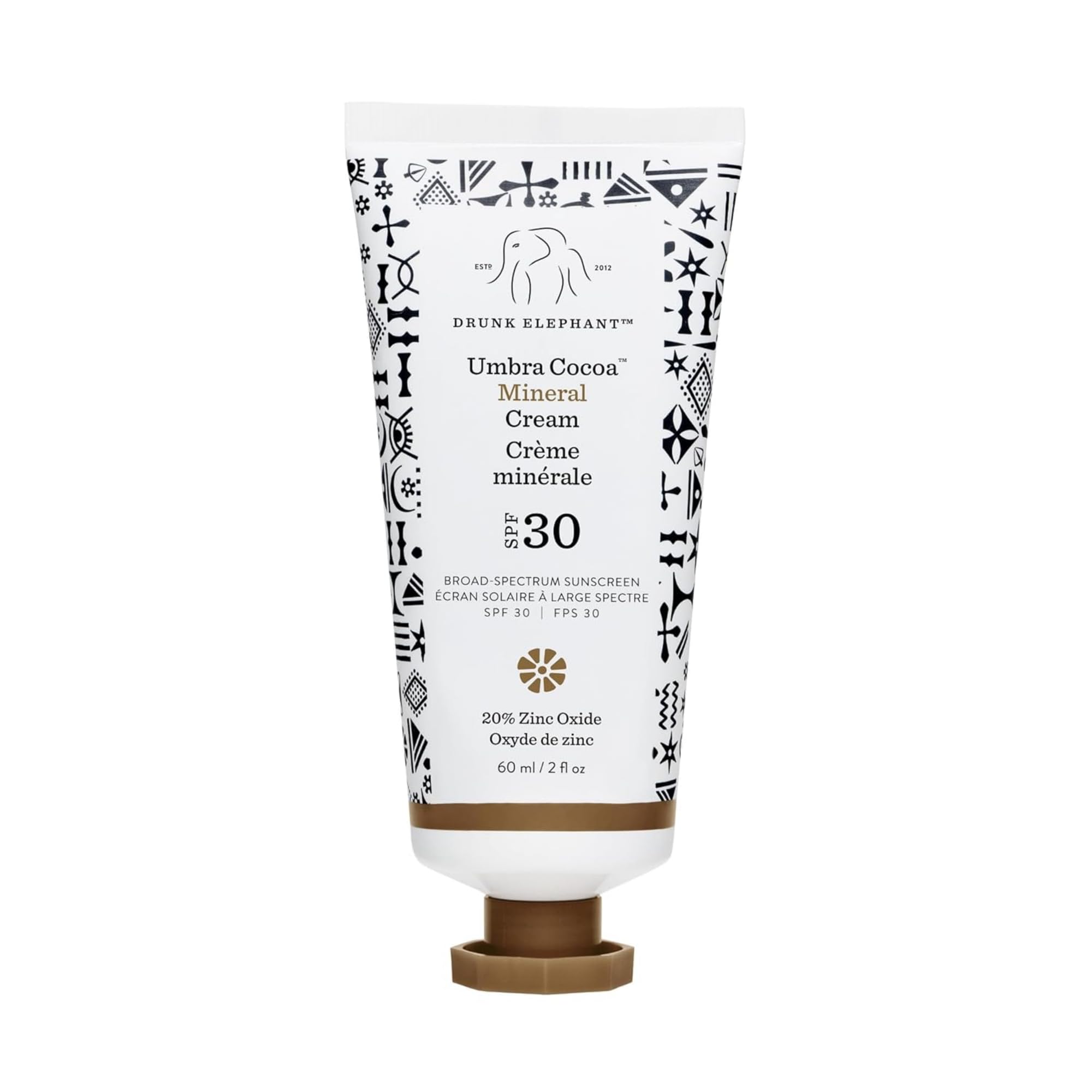 Drunk Elephant Umbra Sheer Mineral Cream (SPF 30) Mineral Sunscreen - Clean Clinical Skincare - Cruelty-Free - Dermatologist-Tested - Free of Essential Oils, Silicones, and Fragrance
