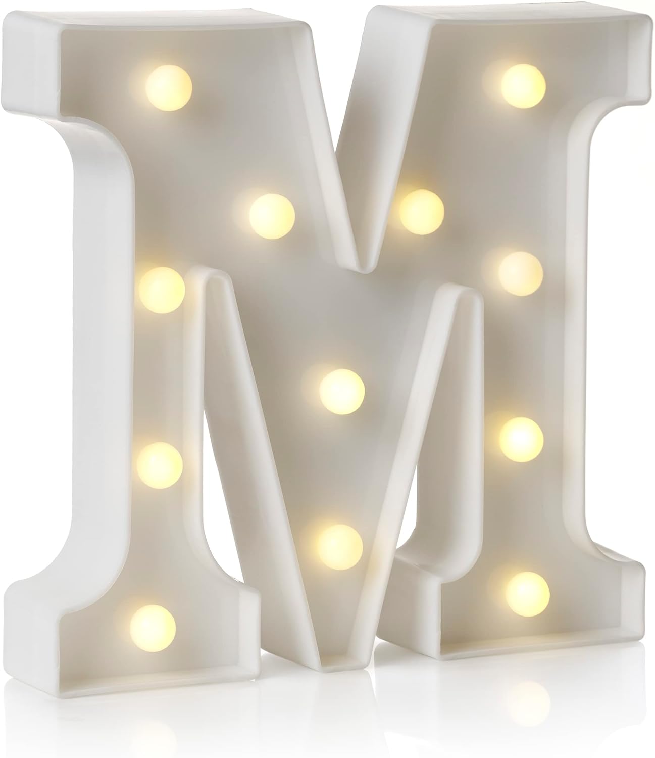 Auraglow LED Alphabet Letter & Number Light Sign Decorations, Lamp for ...