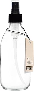 Kuishi Clear Glass Atomiser Spray Bottle [250ml], Glass Atomiser Perfume Spray Bottle Ideal for Fragrance, Sleep and Room Sprays (BPA-Free)