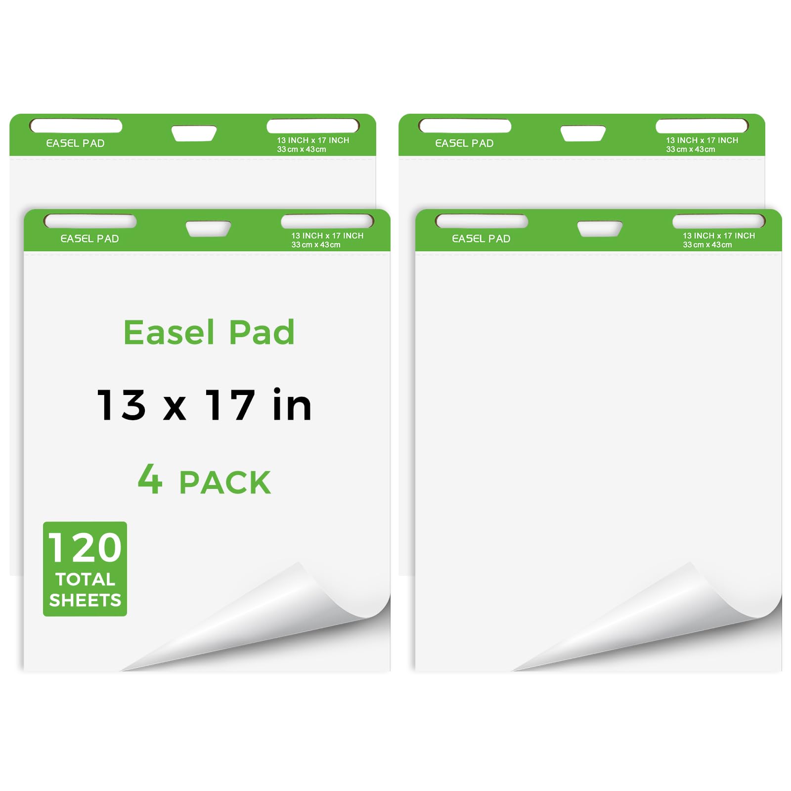 Snapklik.co : Sticky Easel Pad, 12 Pads, UPGRADED Chart Paper For Teachers, 30 Sheets/Pad, 25 X