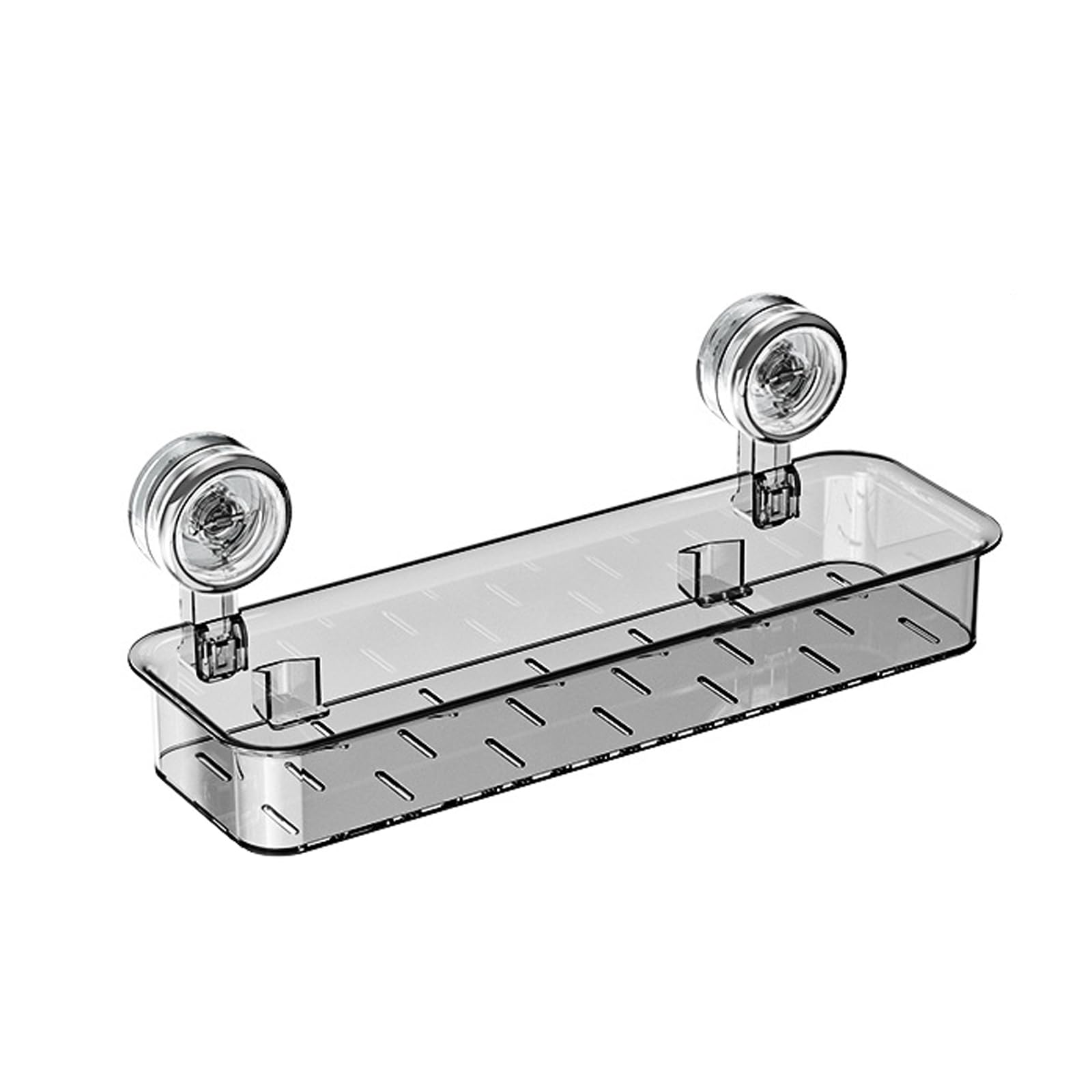 Jazuaiao Space Saving Suction Mount Organiser Waterproof Bath Tub Shelf for Toiletries Large Capacity Wall Mounted Shelf Removable Adhesive