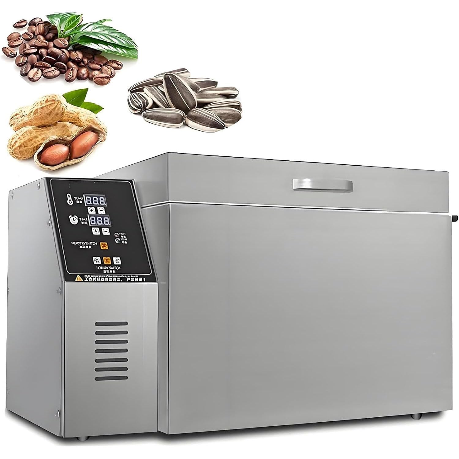 GLBMXDD Coffee Roaster Machine, Nut Peanut Drum Type Bean Home Coffee Roaster,Timing Temperature Adjustable for Baking Coffee, Chestnut, Peanuts, Grain 5Type-220V