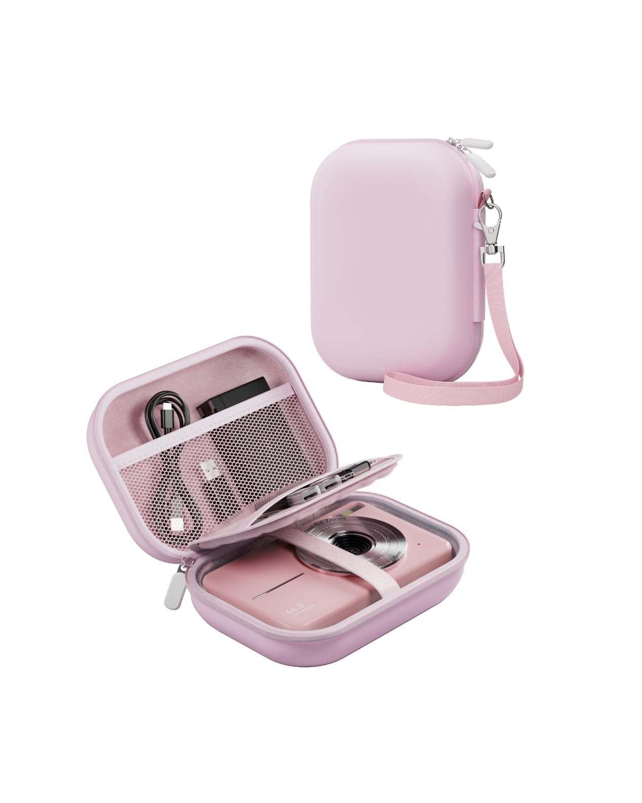 ProCase Small Digital Camera Case for KODAK PIXPRO FZ55/FZ53/FZ45/FZ43, Hard Shell Camera Case, Cute Compact Travel Carrying Protective Camera Storage Case for Kids -Pink-picture-18