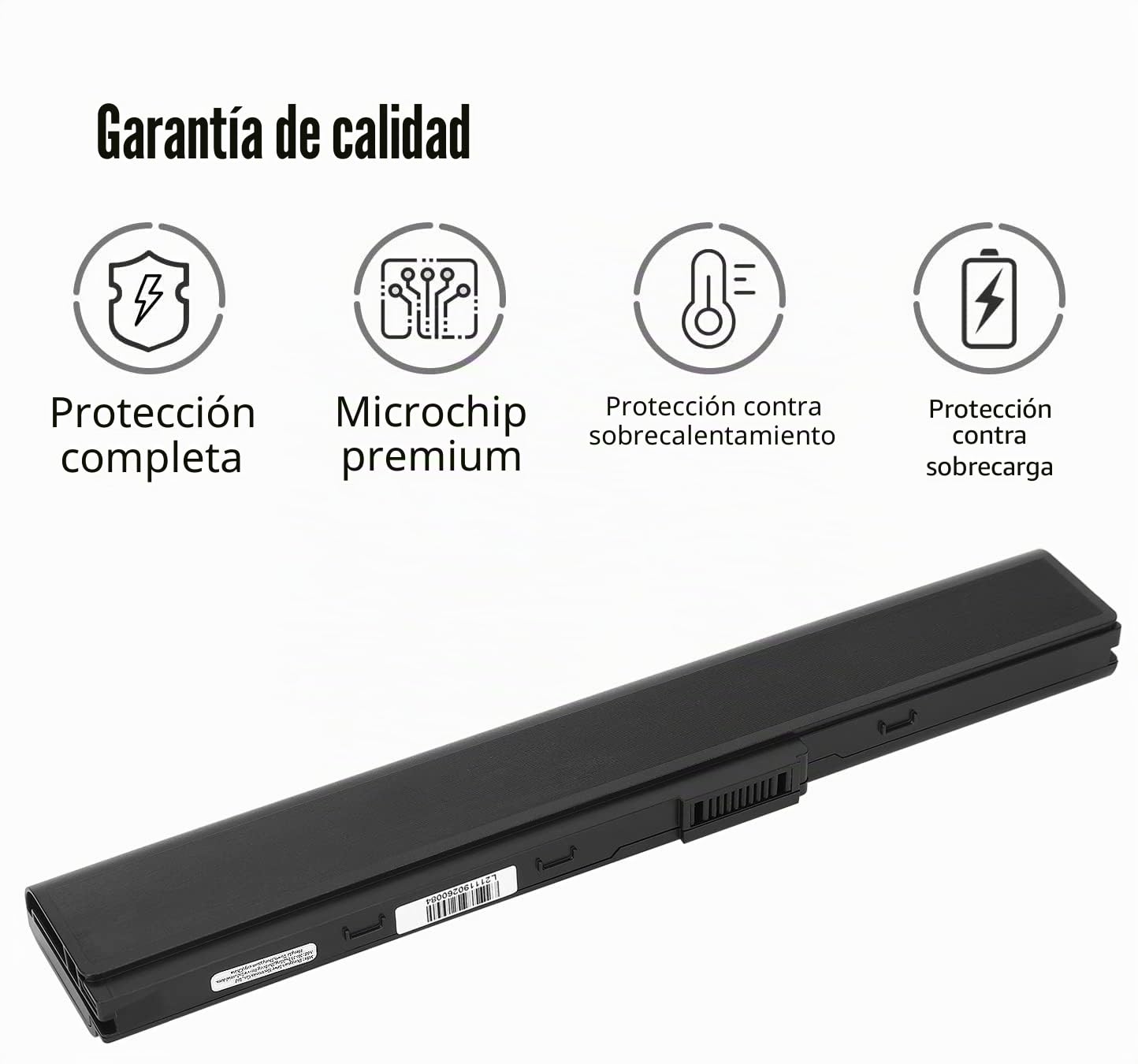 A32-K52 batería de para Portátil ASUS A31-K52 A31-B53 A41-K52 A42-K52 K52 K52F K52J K52JB K52JC K52JE K52JK K52D K52DE K52DY K52N X52 X52F X52J X52JB X52JC X52JE K52JR K52JT X52N A52F A52J A52N