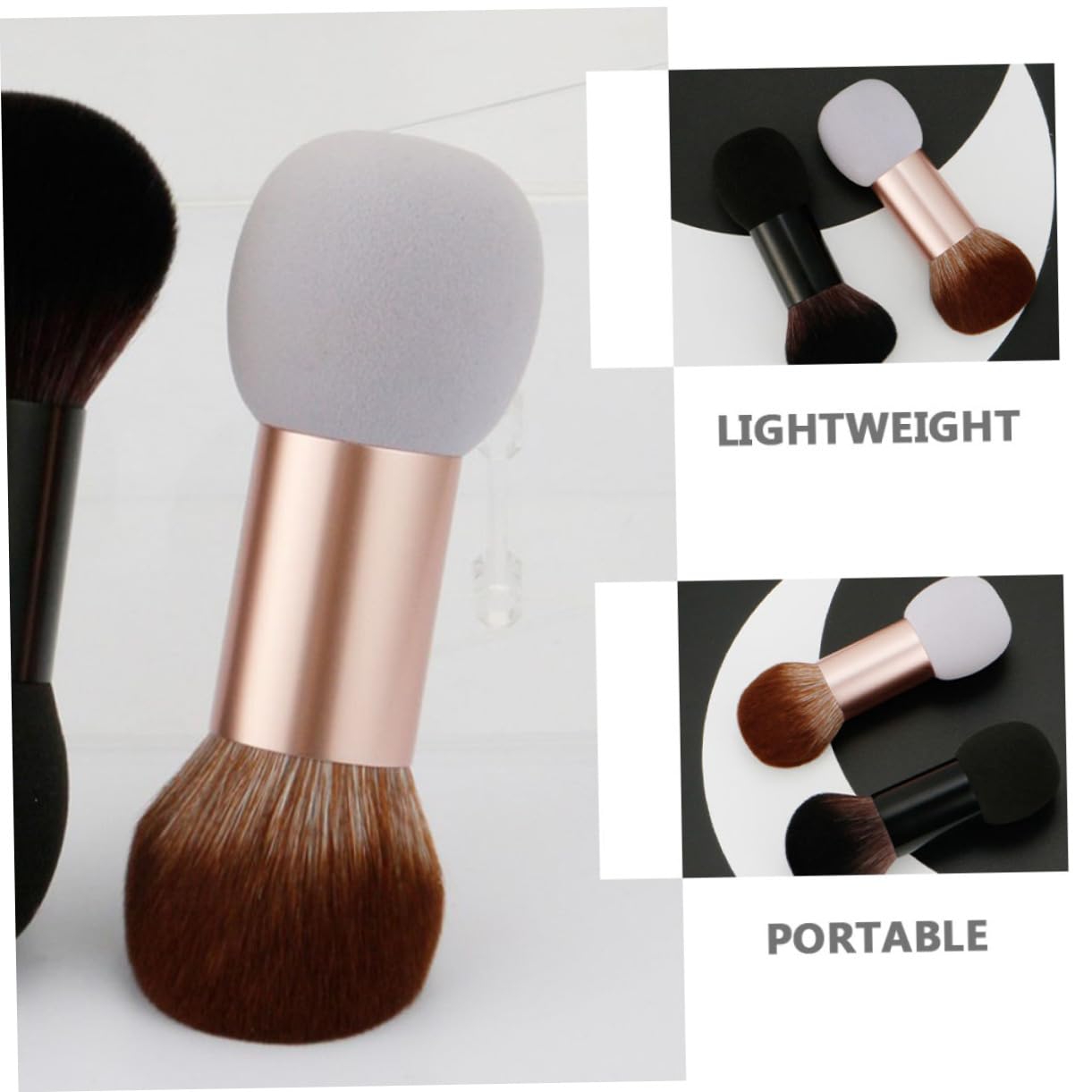 TOVINANNA Quality Material Makeup Brush Double-headed Blush Brush Blush Makeup Applicator Beauty Supply