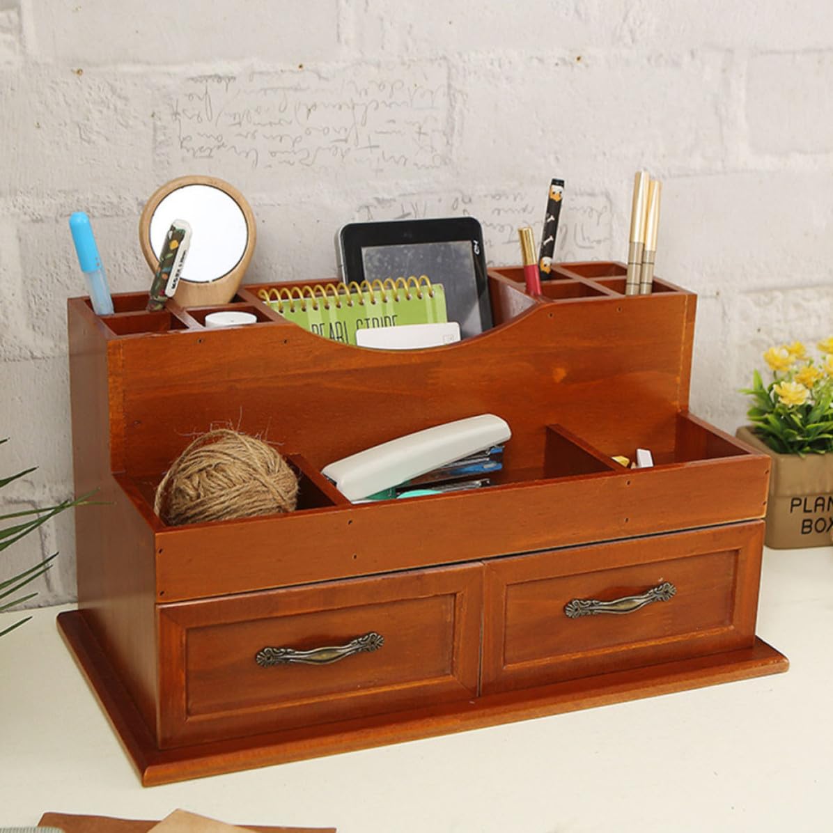 Alipis Retro Aufbewahrungsbox für Kosmetikartikel für Schlafzimmer