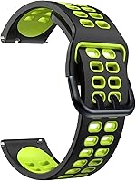 Vista 15 de Correa de silicona para reloj TicWatch Pro 3 Ultra/LTE/2021 GPS S2 E2 GTX reemplazo 20 0.866 in pulsera