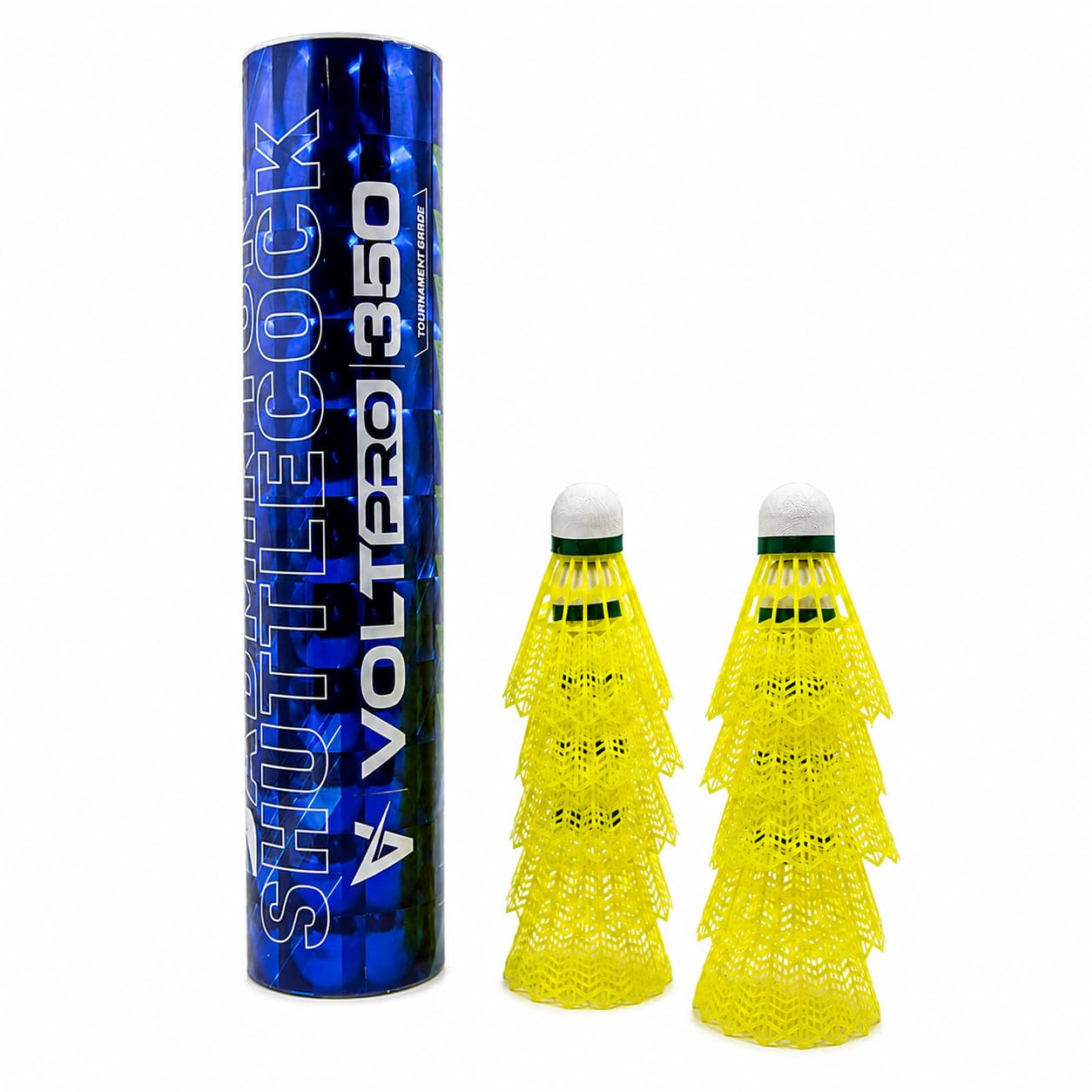 Badminton Shuttlecock 350 | Tournament Grade Nylon Shuttlecocks with Wooden Compressed Cork | Medium Speed Pack of 10-image-39