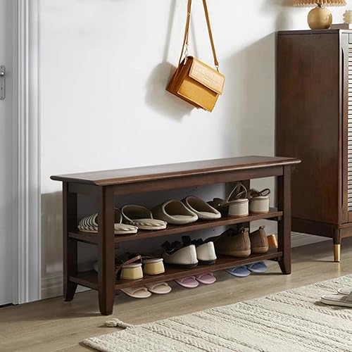 Miniatura 16 de Zapatero organizador de 3 niveles, 4 pares de banco de almacenamiento de entrada para pasillo, dormitorio, sala de estar, dormitorio, soporta hasta