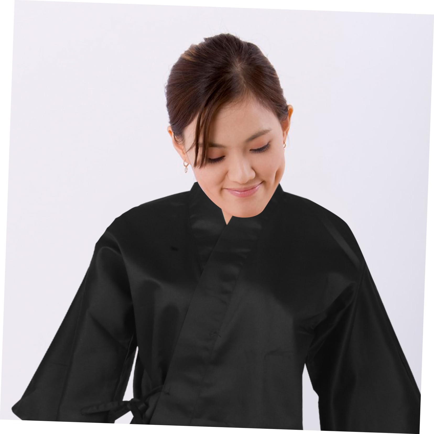Giacca da Cuoco in Stile Giapponese Cappotto da Chef per Sushi Bar Abito Tradizionale da Cuoco Completo per Ristoranti Giapponesi Tessuto Traspirante e Resistente