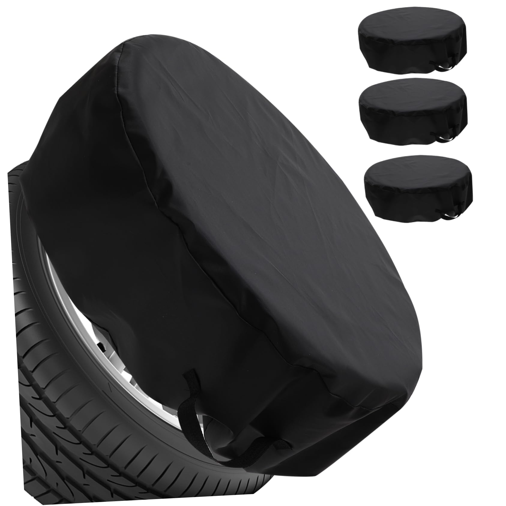 4pezzi Coperture Per Pneumatici Oxford Impermeabili e Resistenti Al Sole Protezione Per Ruote Da Auto Facile Installazione e Rimozione