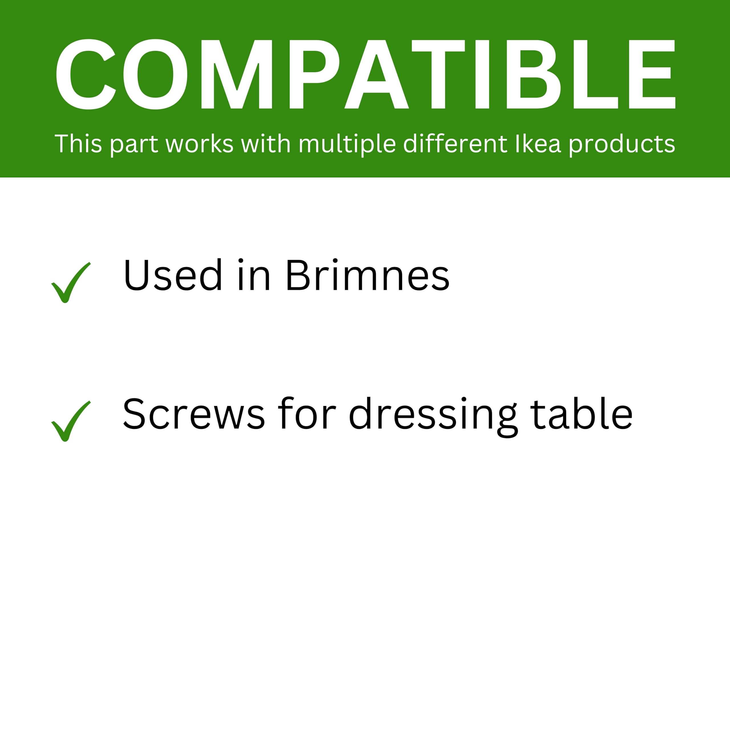 Spare Hardware Parts Replacement for IKEA Furniture Screw