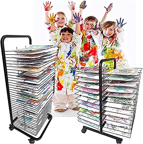 Omoons Drying Racks,Art Drying Rack, Wire Oiling Drying Rack, 25-Layer Oiling, Magazine Work Display And Storage, Office Folder Bookshelf/B/25 Floors #TOP6