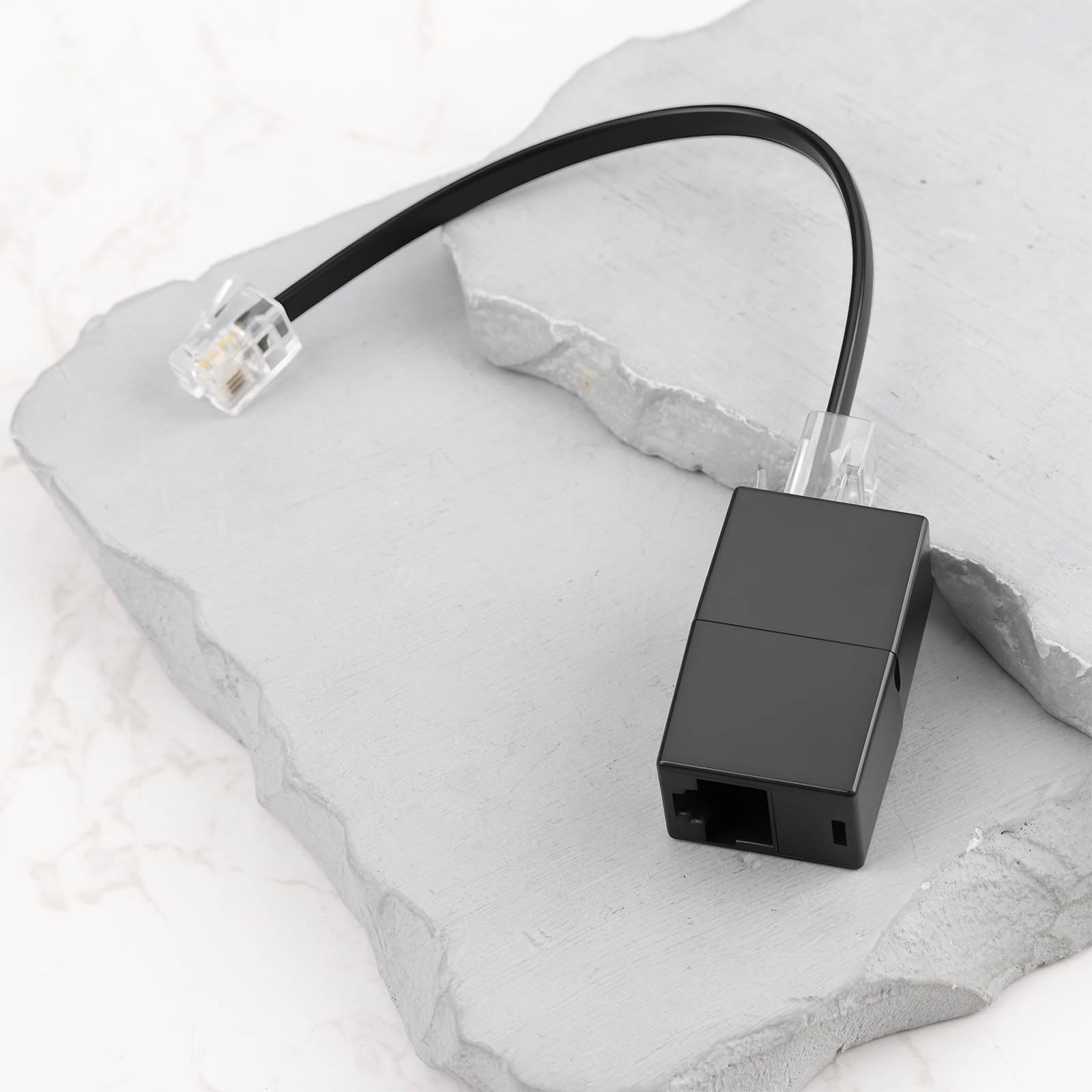 AS Axis Spindleon Cable Adaptador Conversor RJ45 (8P8C) Hembra A RJ11 (6P4C) Macho para Conectar Teléfonos Analógicos Mediante Cable Ethernet. — view 7