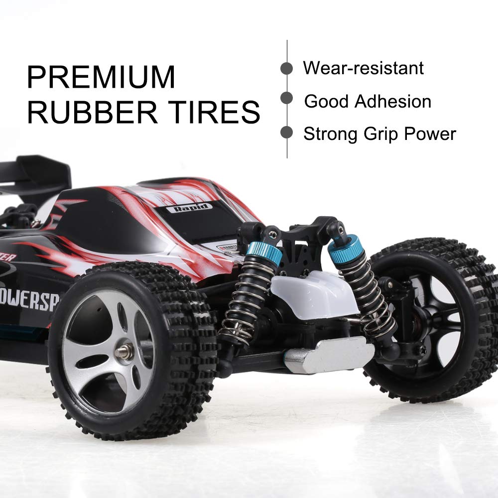 GoolRC WLtoys A959 RC Car, 118 Scale 2.4Ghz Remote Control Vehicle Off Road Trucks, 4WD 45KM/H