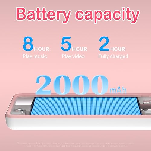 Miniatura 5 de Reproductor de MP3 Android para niños con Bluetooth, pantalla táctil de 4 pulgadas, reproductor de transmisión con Supotefy y Gugole Store, FM