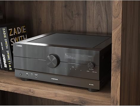 جهاز استقبال AV Yamaha RX-A6A AVENTAGE 9.2 قناة 8K و4K/120 HDMI، eARC، Dolby Atmos، DTS:X، Auro-3D، Surround:AI، Wi-Fi، Bluetooth، MusicCast