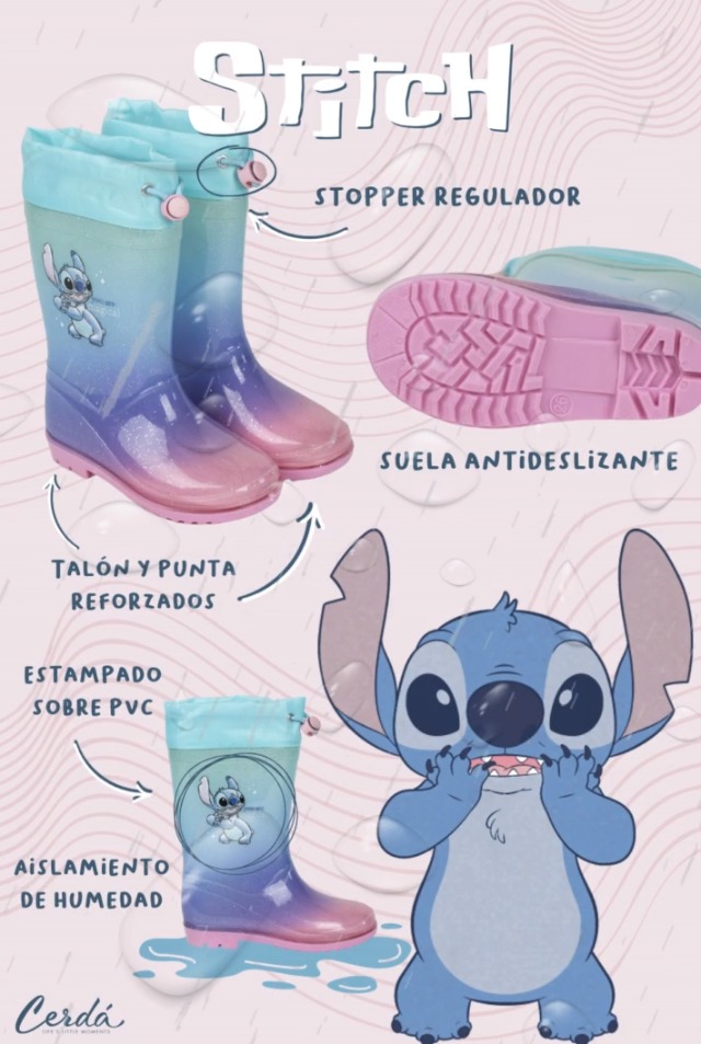 CERDÁ Botas De Lluvia Minnie Mouse – PVC Impermeable Y Antideslizante – Unisex Niños