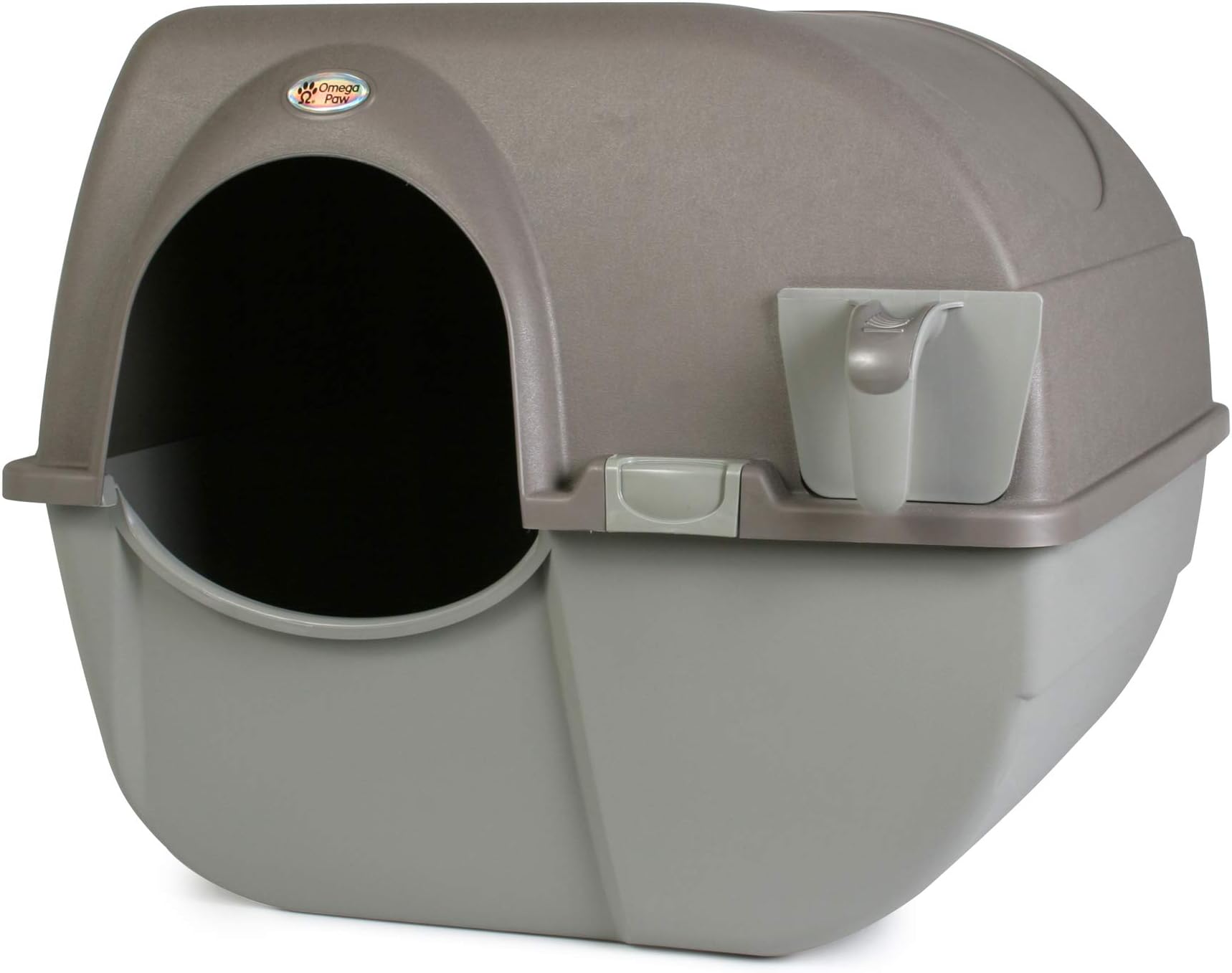 Omega Paw SelfCleaning Litter Box, Regular, Taupe Pet Supplies