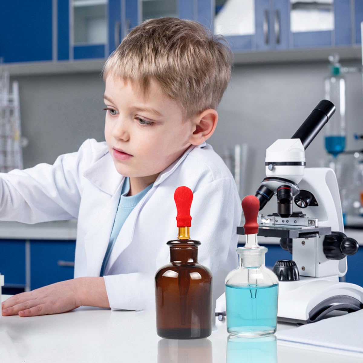 ULTECHNOVO Wiederverwendbares Tropfflaschen-set Aus Kunststoff 6-teilig Chemikalienflasche Tragbar