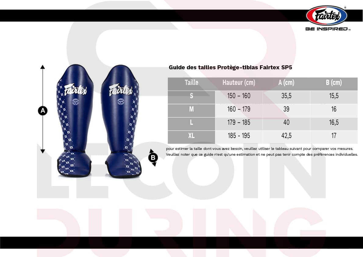 Fairtex Schienbein- und Spannschoner SP5 - Super Comfort