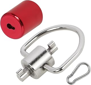 Locking Cap Key for Refrigerant + 1/4” Refrigerant Locking Cap R410, HVAC Key Tool for Refrigerant 410A&R22 Tamper-Resistant Locking Key, Refrigerant Safety Cap 410A for HVAC Installation and Removal