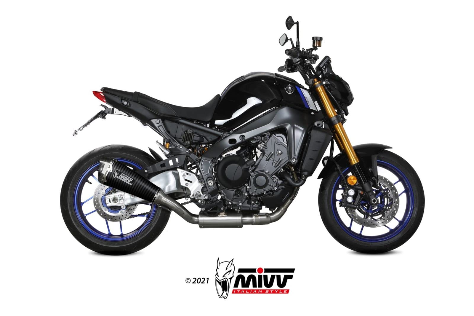 Mivv Scarico Completo per YAMAHA MT-09 / SP / FZ-09 2021 > 2022 DELTA RACE CARBON