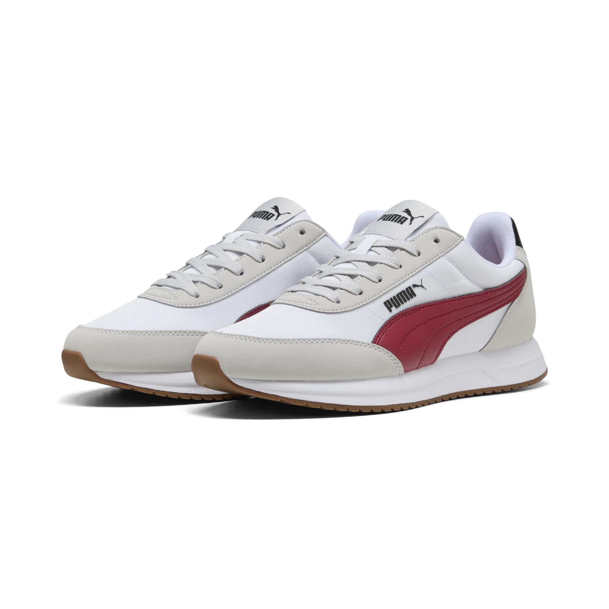 PUMA R78 Lightwind unisex-adult Sneaker 36 EU Cool Light Gray Dark Crimson PUMA White