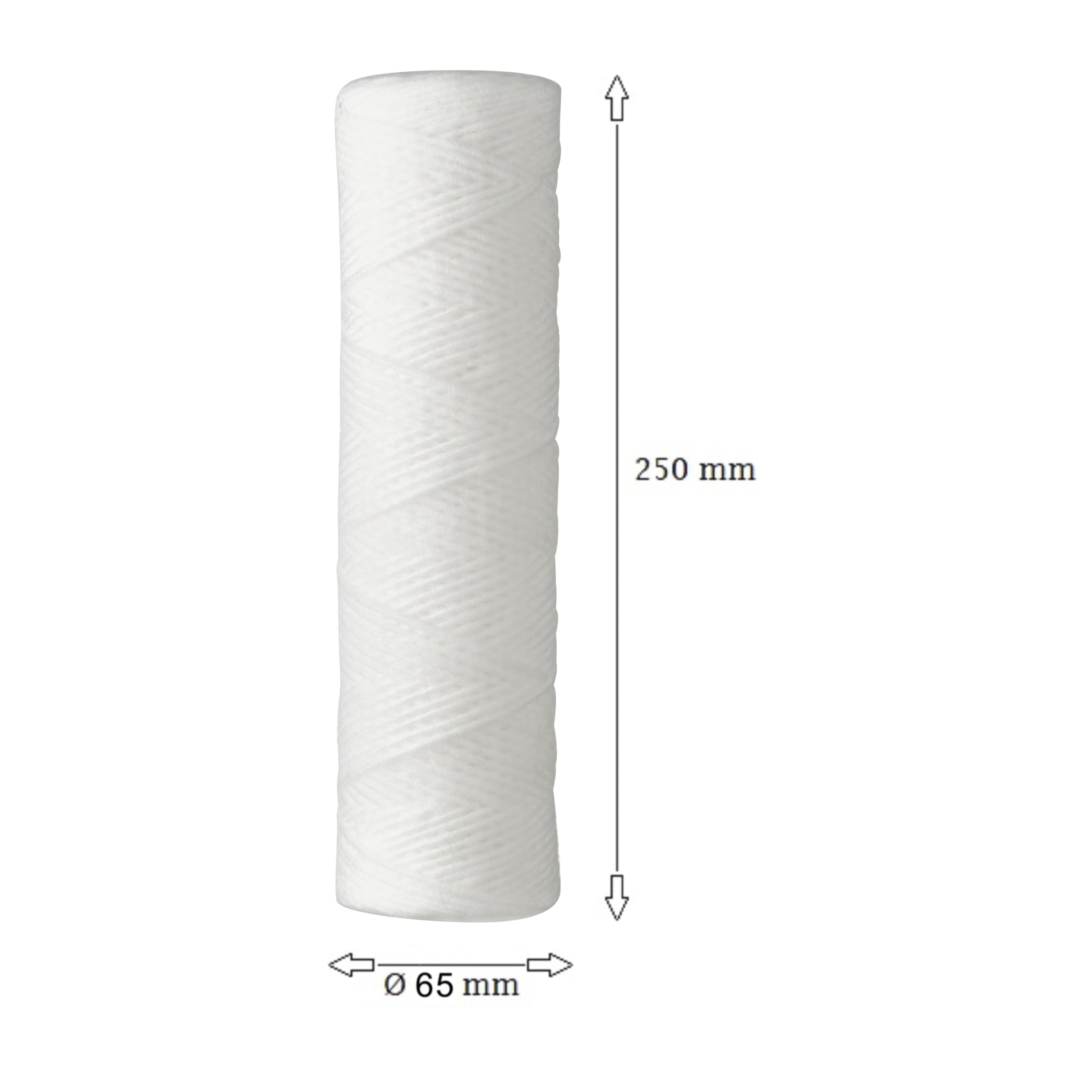 Cartuccia Avvolta Antiparticelle 5 Micron | Filtrazione Fine per Acqua Pulita | Ideale come Prefiltro | Efficacia 12 Mesi | Facile da Sostituire | ORIA
